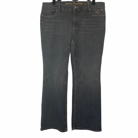 Harley-Davidson Denim - Harley-Davidson bootcut gray wash jeans